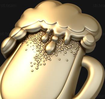 3D model A mug of beer (STL)